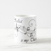 La salsa est ma therapie コーヒーマグカップ (中央)