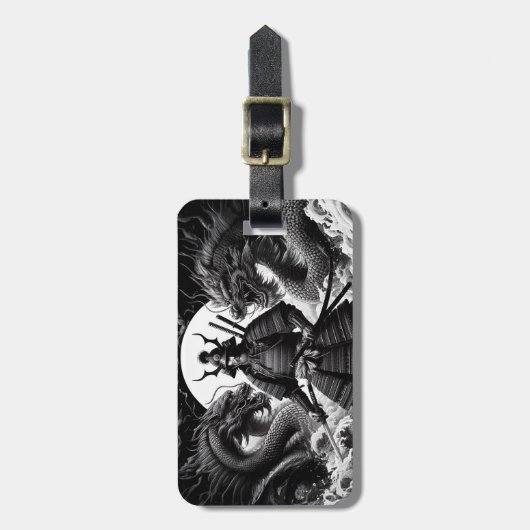 La samouraï et les dragons ラゲッジタグ (正面縦)