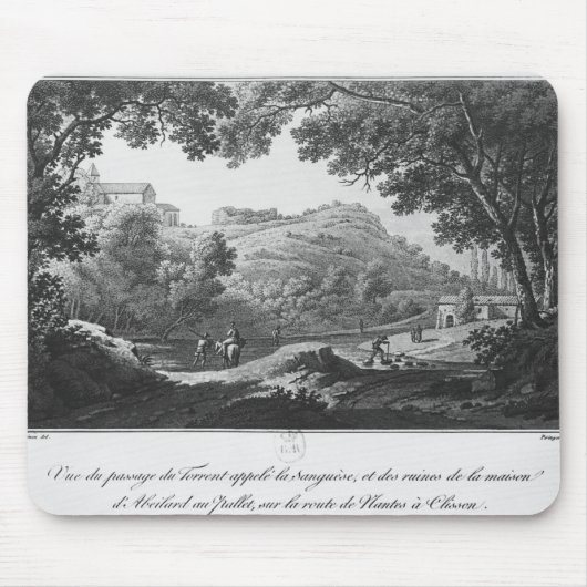 La Sangueseとして知られている急流の眺め マウスパッド (正面)