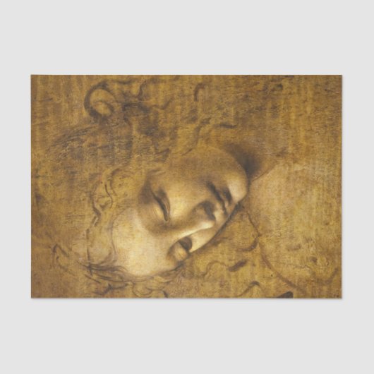 La Scapigliata, 1508 by Leonardo da Vinci 薄葉紙 (正面)