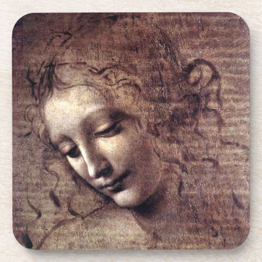 La Scapigliata - da Vinci - c1508 コースター (正面)