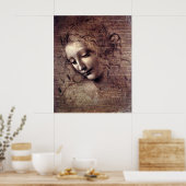 La Scapigliata - da Vinci - c1508 ポスター (キッチン)