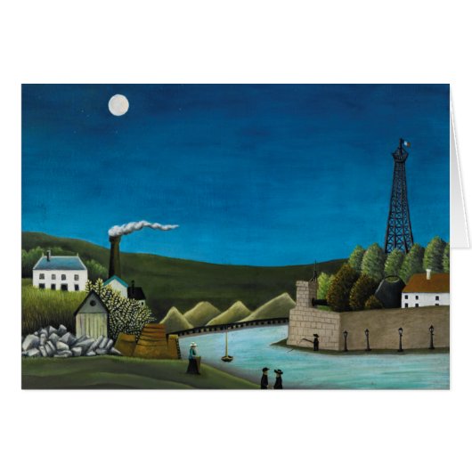 La Seine a Surenes by Henri Rousseau, Artヴィンテージ (正面横)