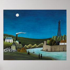 La Seine a Surenes by Henri Rousseau, Artヴィンテージ ポスター