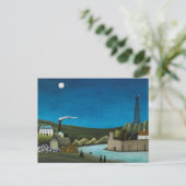 La Seine a Surenes by Henri Rousseau, Artヴィンテージ ポストカード (スタンド正面)