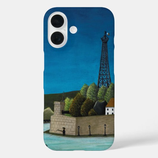 La Seine a Surenes by Henri Rousseau, Artヴィンテージ Case-Mate iPhoneケース (裏面)