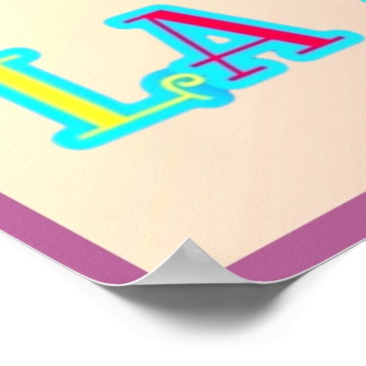 LA SHOE ポスター (角)