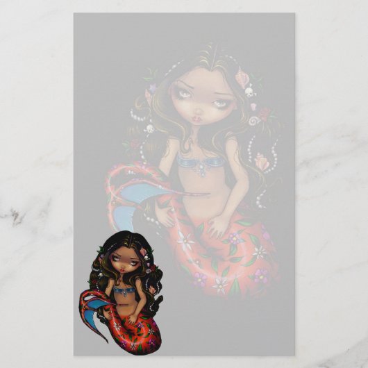 "La Sirena"の文房具 便箋 (正面)