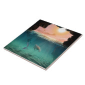 La sirène et la tortue タイル (側面)