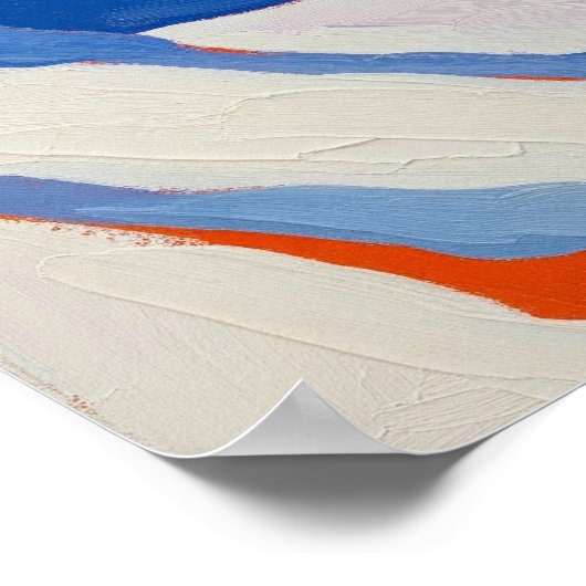 LA SKIEUSE (The Skier) -オリジナルアールデコアートワーク ポスター (角)