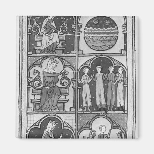 La Somme le Roi', by Lambert le Petit, 1311 マグネット (正面)
