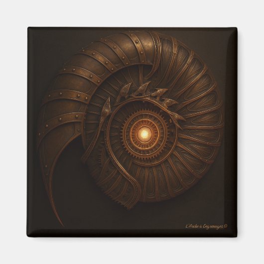 La Spirale de l’Aube – Artefact steampunk -  マグネット (正面)