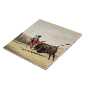 La Suerte de la Capa 1865年(色のlitho) タイル (側面)