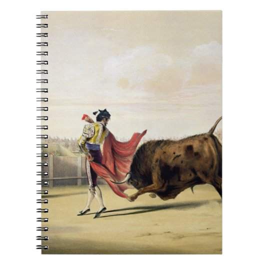 La Suerte de la Capa 1865年(色のlitho) ノートブック (正面)