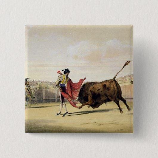 La Suerte de la Capa 1865年(色のlitho) 缶バッジ (正面)