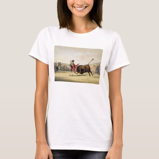 La Suerte de la Capa 1865年(色のlitho) Tシャツ (正面)