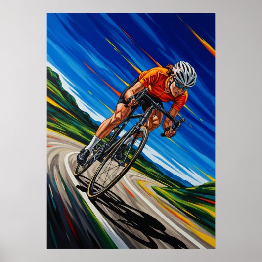 LA TANGENTE VIVE （シャープな接線） -オリジナルAr ポスター (正面)