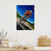 LA TANGENTE VIVE （シャープな接線） -オリジナルAr ポスター (キッチン)