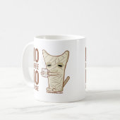 La taza de la momia - No Coffee No Workee コーヒーマグカップ (正面左)