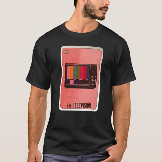 La Television Mexican Slang Lottery Bingo Cards   Tシャツ (正面)