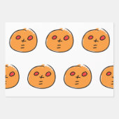 LA TETE A TOTOラッピング紙セット3 ラッピングペーパーシート (正面)