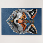 La tête d'un beau renard ジグソーパズル (横)