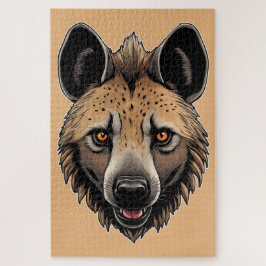 La tête sympathique d'une hyène ジグソーパズル