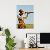 LA TIREUSE D'ÉLITE (The Elite Sharpshooter)  ポスター (ホームオフィス)