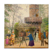 La torre de la Quinta da Regaleira タイル (正面)