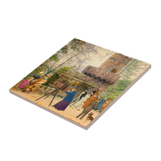 La torre de la Quinta da Regaleira タイル (側面)