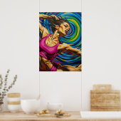 LA TORSION DU GESTE （ジェスチャーのねじれ） ポスター (キッチン)