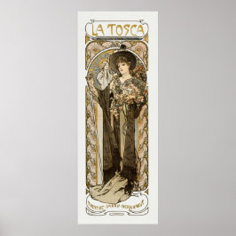 La Tosca Alphonse Mucha Large ポスター