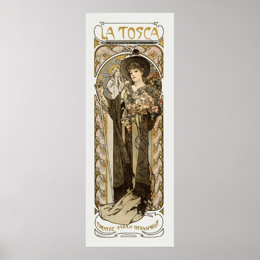 La Tosca Alphonse Mucha Large ポスター (正面)