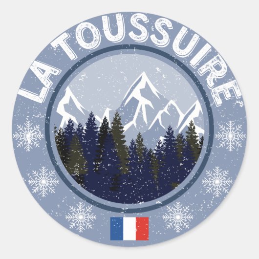 La Toussuire Station de Ski ラウンドシール (正面)