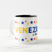 La Transición ya empezó | Diseño Patriótico ツートーンマグカップ (正面左)