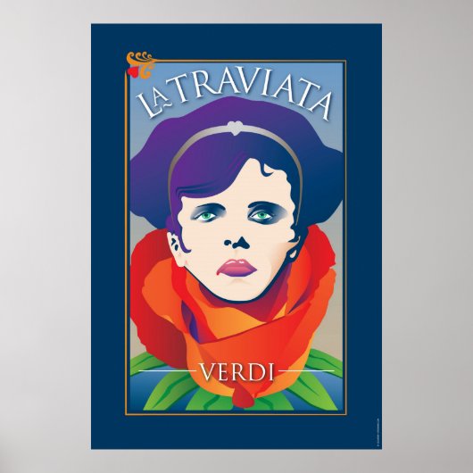 La Traviata, Opera ポスター (正面)