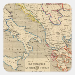 La Turquie、la Greceとl'Italie de 1700年1840年 スクエアシール