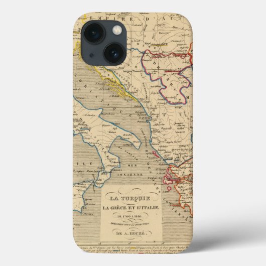 La Turquie、la Greceとl'Italie de 1700年1840年 Case-Mate iPhoneケース (裏面)