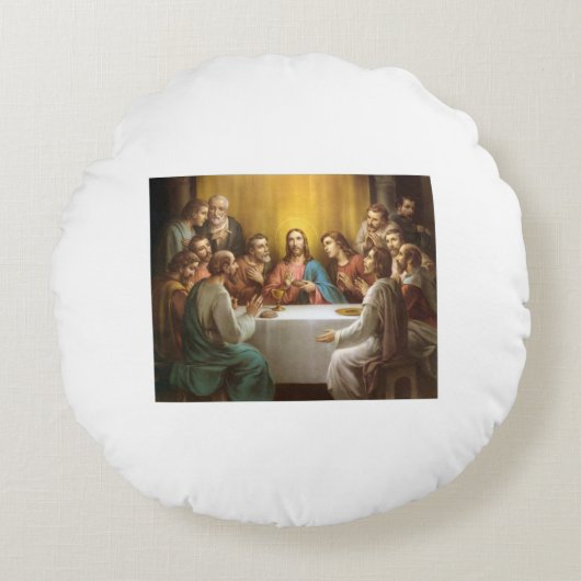 La última cena ラウンドクッション (正面)