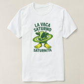 La Vaca Saturno Saturnita Illustration Tシャツ (デザイン正面)