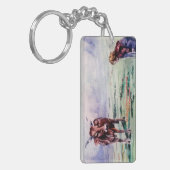 La vaca y el niño/The cow and the boy キーホルダー (正面左)