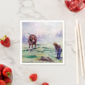 La vaca y el niño/The cow and the boy スタンダードカクテルナプキン (インサイチュ)
