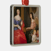 La Valliere Francoiseルイーズの公爵夫人との メタルオーナメント (右)