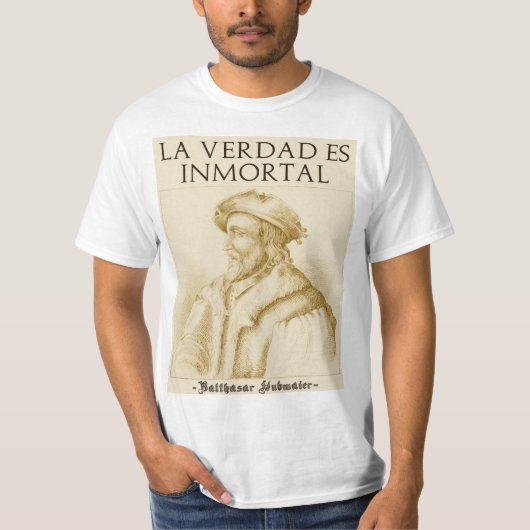 La Verdad Es Inmortal(Gold) - Económica Tシャツ (正面)