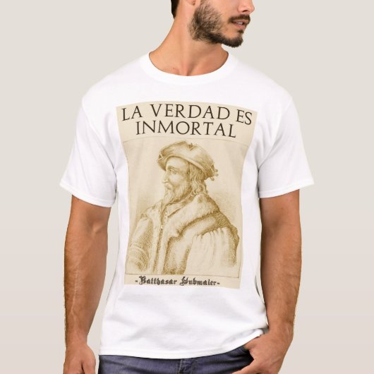 La Verdad Es Inmortal(Gold) Tシャツ (正面)