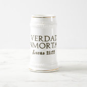 La Verdad Es Inmortal(Letras Gold) ビールジョッキ (中央)