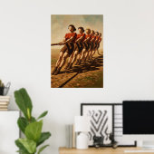 LA VICTOIRE À L'ARRACHÉ (The Tug of War Victory) ポスター (ホームオフィス)