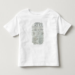 「La Vida ES Suenoの最初ページ トドラーTシャツ