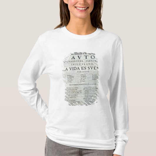 「La Vida ES Suenoの最初ページ Tシャツ (正面)