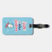 │La vida y las olas se surfean ラゲッジタグ (裏面横)